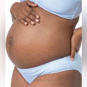 NWT Kindred Bravely Low Rise Maternity & Postpartum Bikini Bottom, Size L